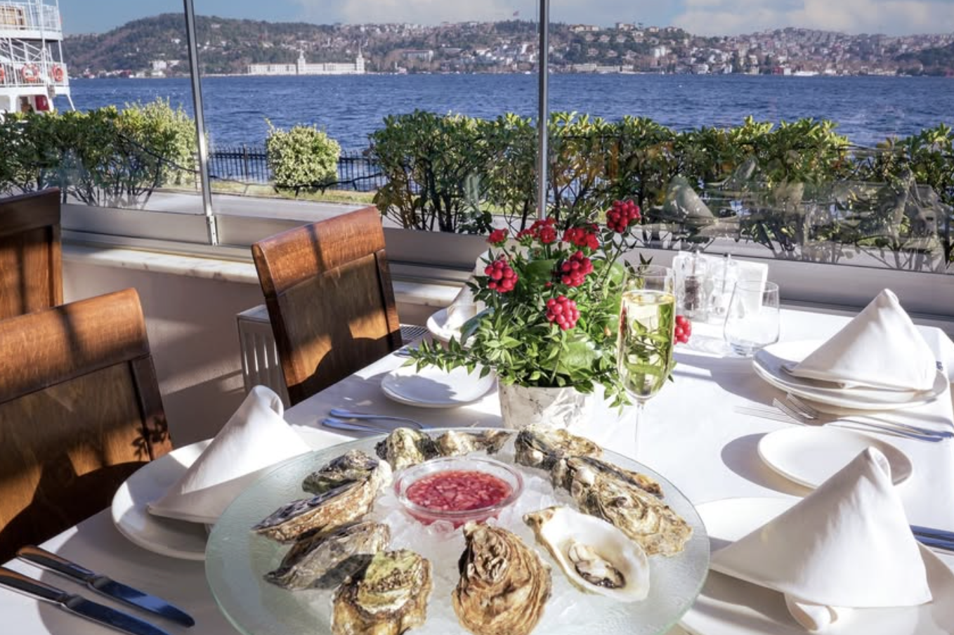 restaurant view Bosphorus view