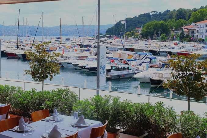 restaurant view near Bosphorus