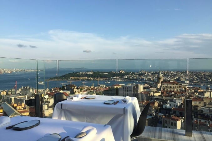 restaurant view istanbul view