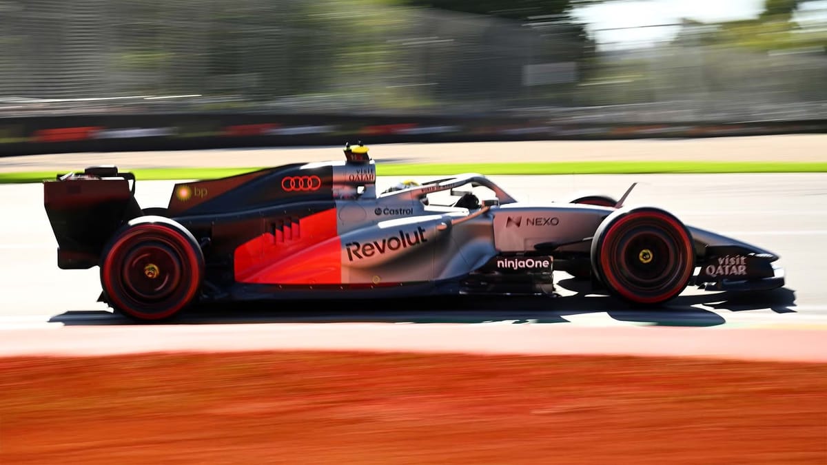 Audi formula one team car