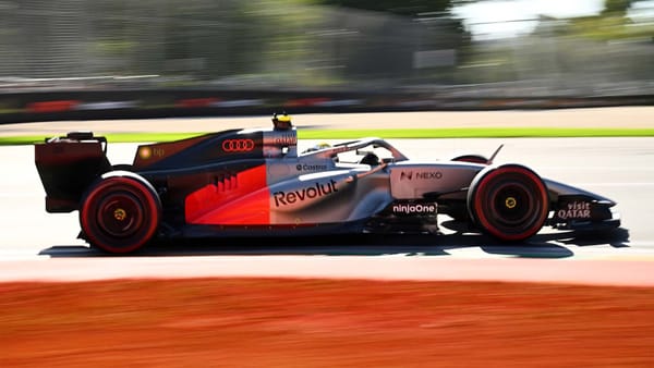 Audi formula one team car